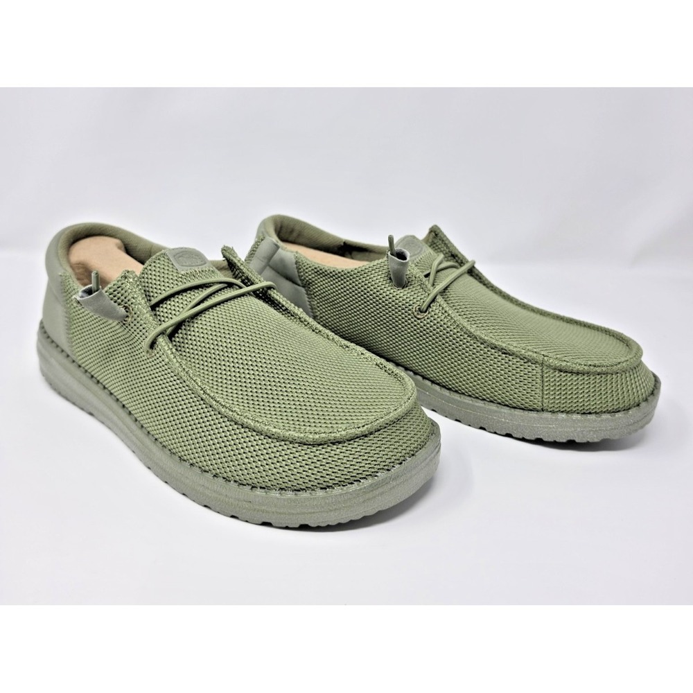 Hey Dude Wendy Funk Mono Olive‎ Green Women's size 9